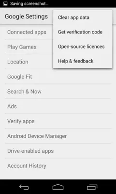 Google Play Services android App screenshot 2